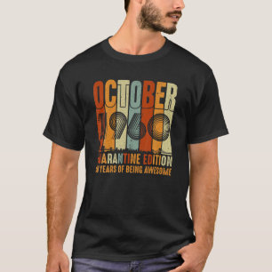 Quarantine Edition Vintage October 1960 60th Birth T-Shirt