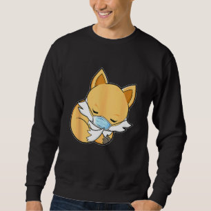 Quarantine Fox Sleeping Face Mask Fox Sweatshirt