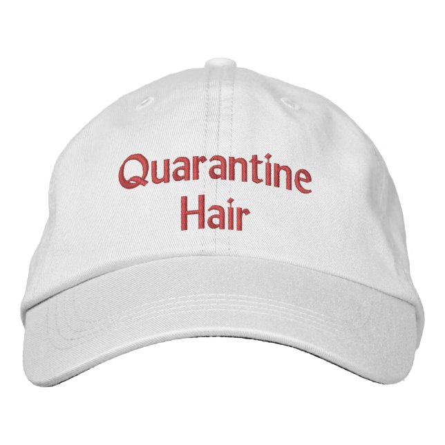 Quarantine Hair embroidered cap (Front)