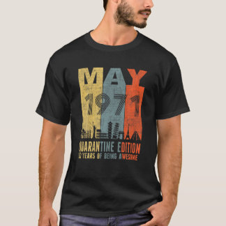 Quarantine May 1971 50Th Birthday Vintage T-Shirt