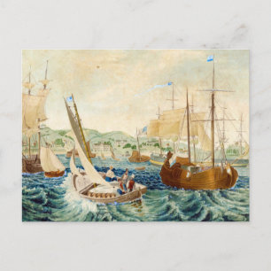 Quarantine, Staten Island 1833 Postcard