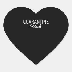 Quarantine Uncle Gift Heart Sticker