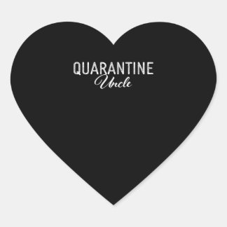 Quarantine Uncle Gift Heart Sticker