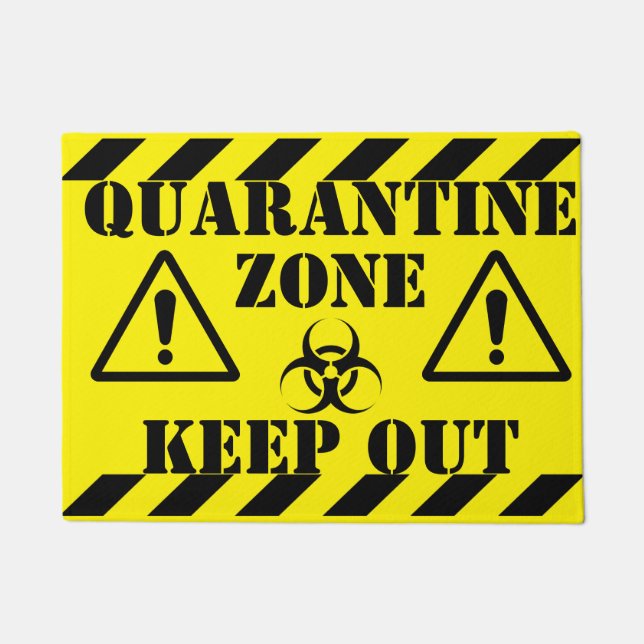 Quarantine Zone Doormat (Front)