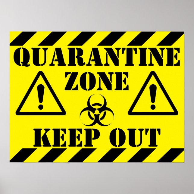 Quarantine Zone Poster (Front)