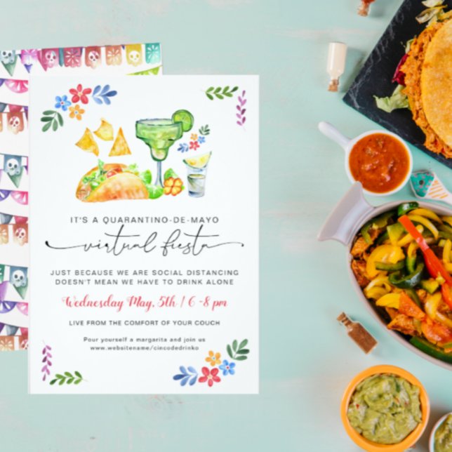 Quarantino-de-Mayo | Virtual Cinco-de-Mayo Party Invitation (Creator Uploaded)