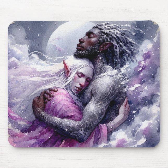 Quaraun & BoomFuzzy - Embrace Mouse Pad (Front)