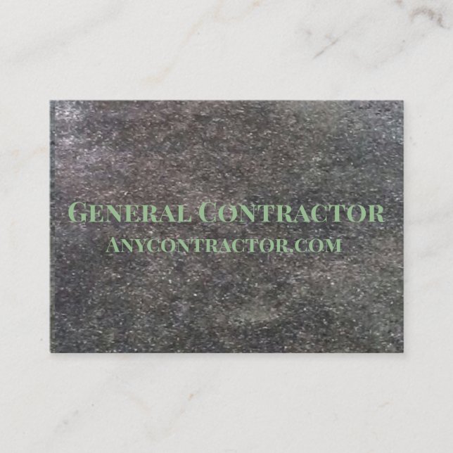 Quarry Stone Business Card (Front)