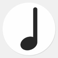 Quarter Note with Stem Facing Up
