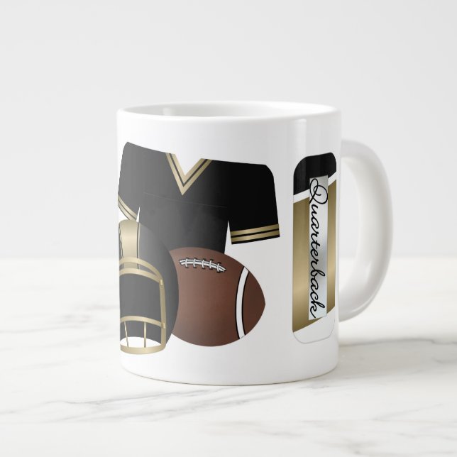 Quarterback - Jumbo Gift Mug (Front Right)