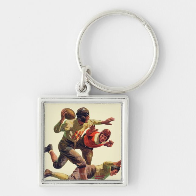 Quarterback Pass Key Ring (Front)