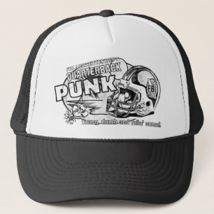 'Quarterback Punk' mesh truckers hat
