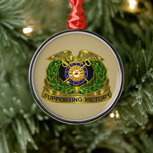 QUARTERMASTER CORPS Christmas Metal Tree Decoration (Tree)