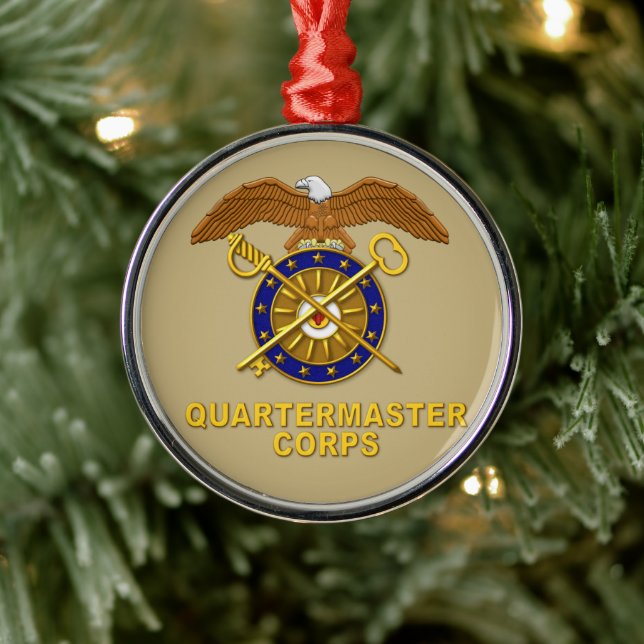 QUARTERMASTER CORPS Christmas Metal Tree Decoration (Tree)