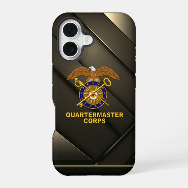 Quartermaster Corps  iPhone 16 Case (Back)