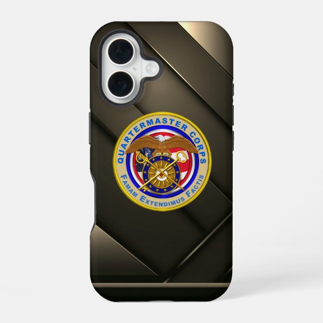 Quartermaster Corps  iPhone 16 Case (Back)