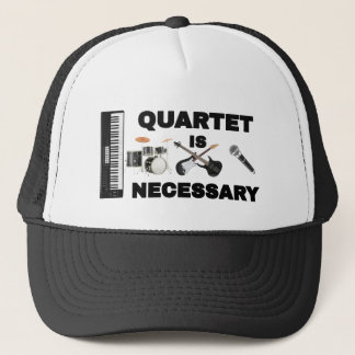 QUARTET IS NECESSARY TRUCKER HAT
