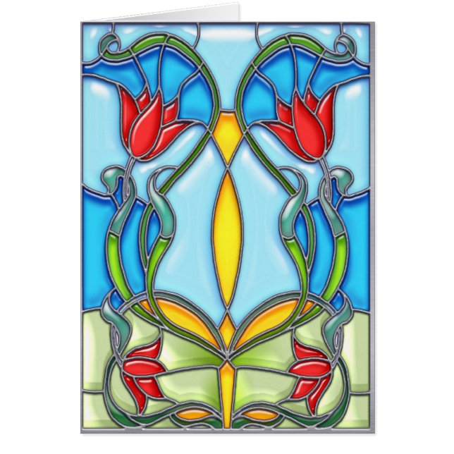 Quartet of Red Tulips (Front)