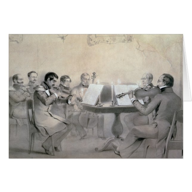 Quartet of the Composer Count A. F. Lvov, 1840 (Front Horizontal)