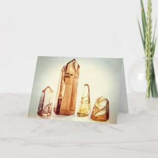 Quartz Crystal Point Greeting Card