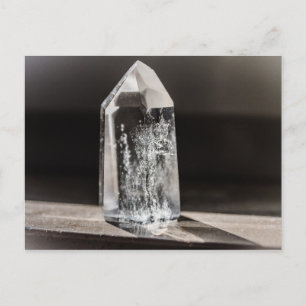 quartz crystal postcard