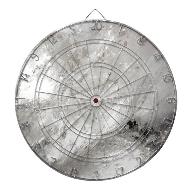 quartz crystal zen love healing stone sparkles dartboard (Front)