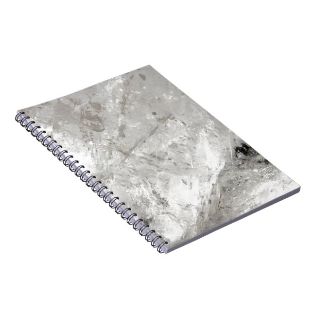 quartz crystal zen love healing stone sparkles notebook (Right Side)