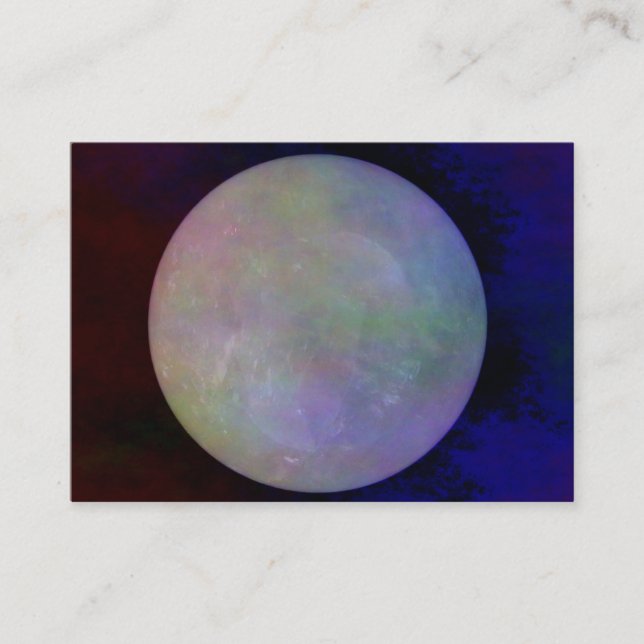 Quartz Crystall Ball Business Card (Front)