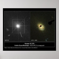 Quasar 3C 273 Hubble Telescope