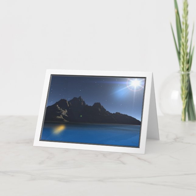 Quasar Greeting Card (Front)