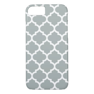 Quatrefoil iPhone 7 Case in Paloma Grey