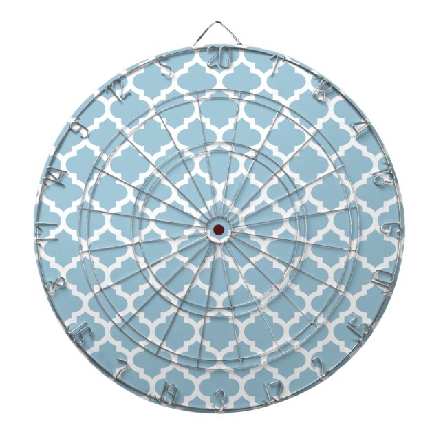 Quatrefoil Lattice Trellis Pattern Any Colour Dartboard (Front)