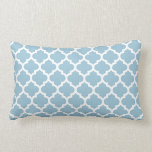 Quatrefoil Lattice Trellis Pattern Any Colour Lumbar Cushion