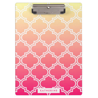 Quatrefoil Pattern Clipboard