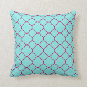 quatrefoil pattern cushion