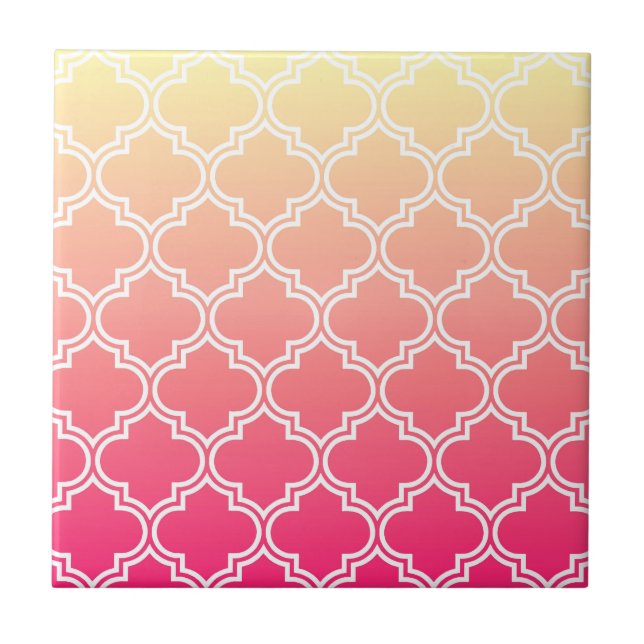 Quatrefoil Pattern Tile (Front)