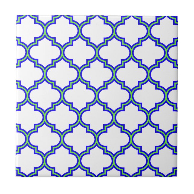 Quatrefoil Pattern Tile (Front)