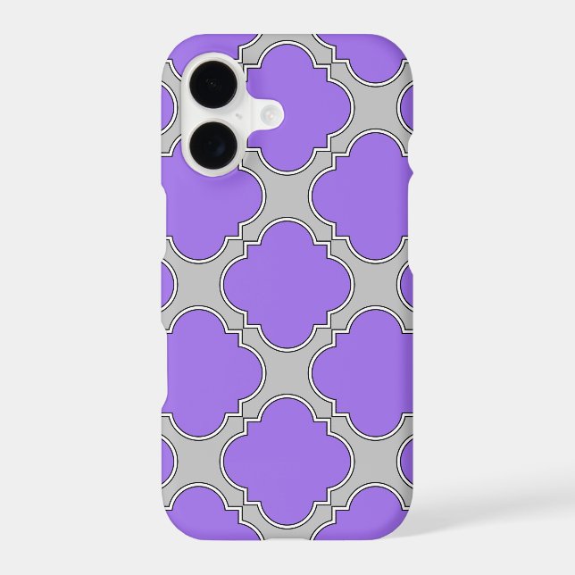 Quatrefoil purple and grey (Back)