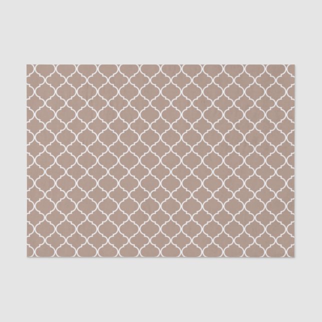 Quatrefoil Tissue Paper (Front)