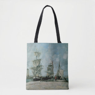 Quay at Honfleur Tote Bag