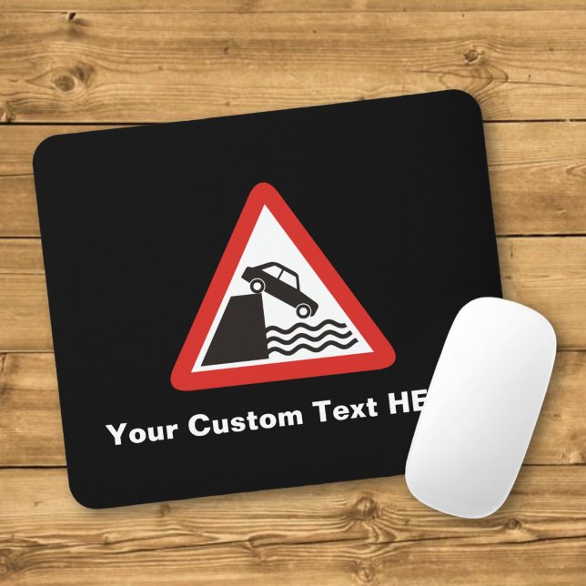 Quayside Warning Sign Mouse Pad (Creator Uploaded)