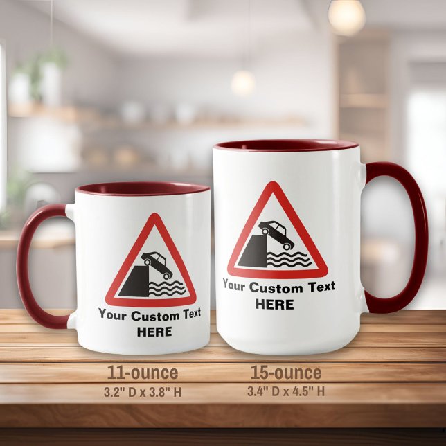 Quayside Warning Sign Mug (Creator Uploaded)