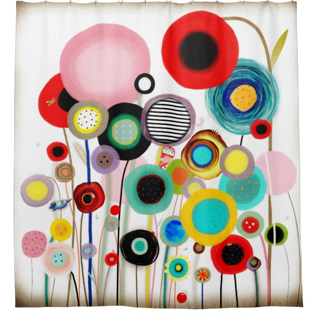 Que hoy te quiero cada día más shower curtain (Front)