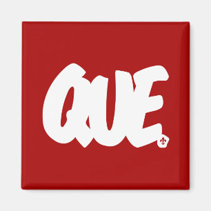 QUE Letters Magnet