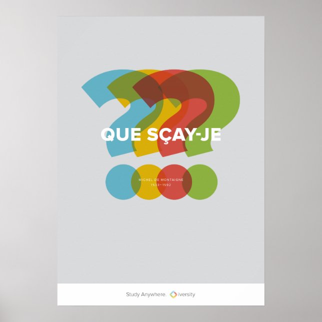 Que Scay-Je Poster (Front)