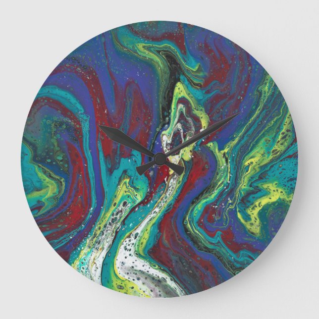 Que Sera 1 Abstract Clock (Front)