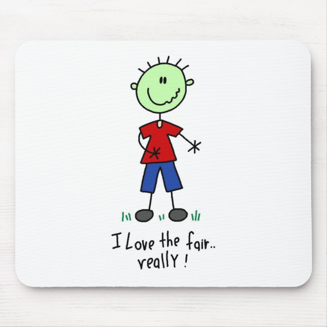 Queasy Fair Goer  Mouse Pad (Front)