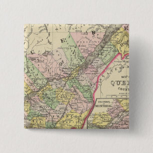 Quebec 15 Cm Square Badge