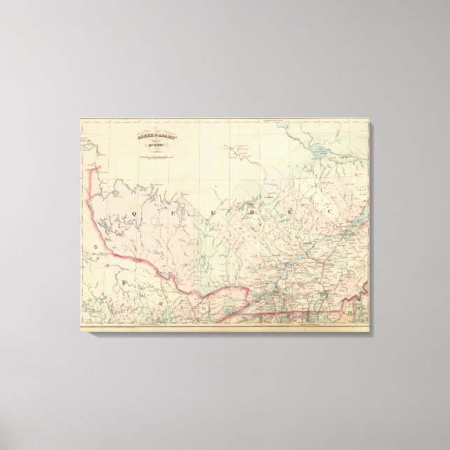 Quebec 3 canvas print (Front)