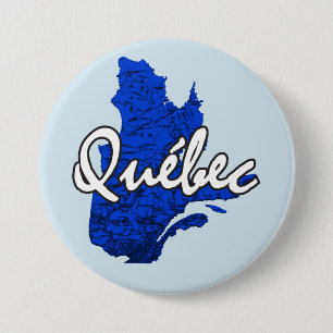 Quebec 7.5 Cm Round Badge